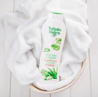 TULIPAN NEGRO, Gel de Baño y Ducha Aloe Vera & Jojoba 650ml (Pack de 3x650ml), De la Línea Skin Care Tulipán Negro, Máxima Hidratación y Suavidad para la Piel, Con aceites naturales y emolientes, Efecto calmante y refrescante, Delicada y suave fragancia - details 0