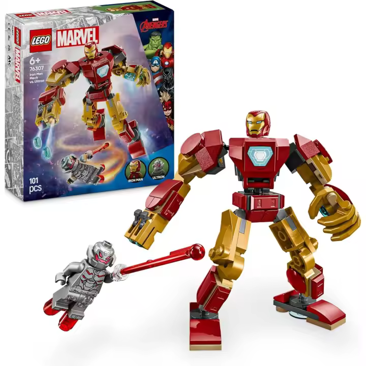 Lego 76307 Armadura robótica de Iron Man Ultron Lego Marvel - 1