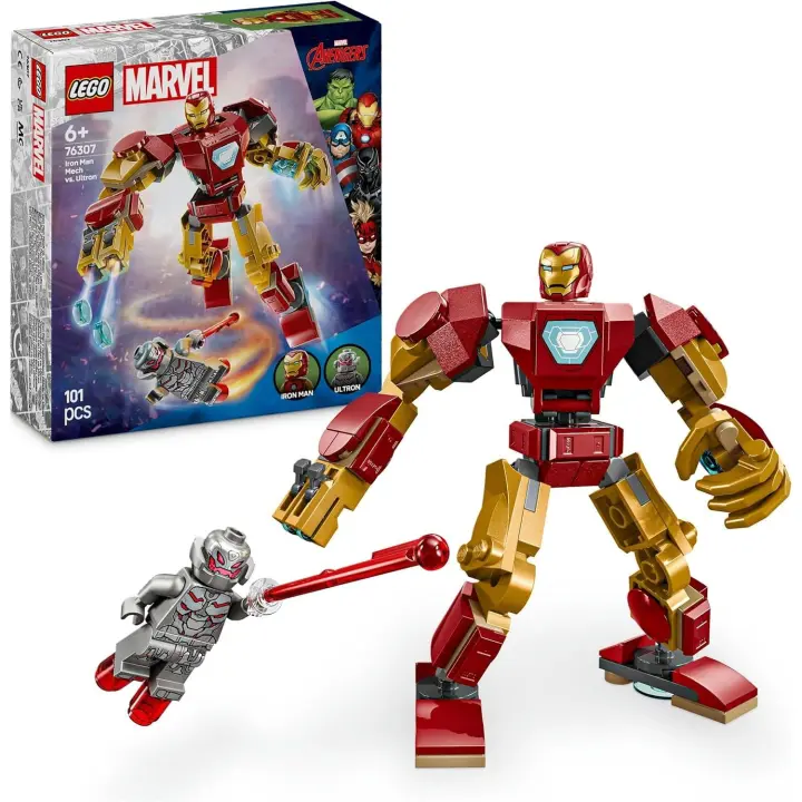 Lego 76307 Armadura robótica de Iron Man Ultron Lego Marvel - 1