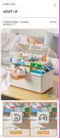 Caja De Medicamentos Grande Capacidad Multi Capa Caja De Almacenamiento Para El Hogar Kit De Primeros Auxilios Portátil Caja Médica Ecológica - details 7