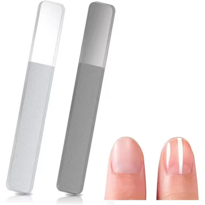 Kit de polisseuse à ongles amélioré – Lime en verre nano pour la brillance des ongles – Lime à ongles de qualité supérieure pour ongles naturels avec étui - 1