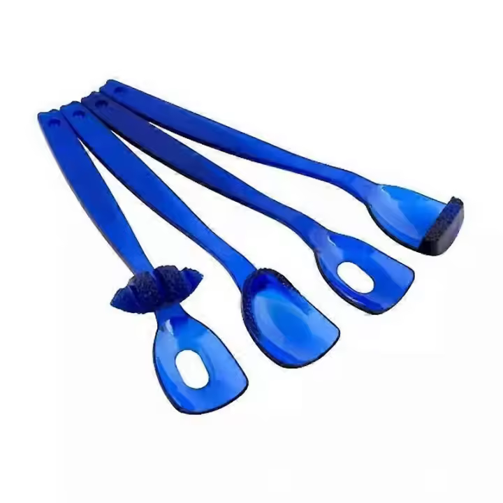Entrenador muscular de lengua, 4 piezas de entrenamiento muscular oral, entrenamiento de lengua portátil, herramienta de recuperación de ejercicios musculares de labios orales para disarria - 1