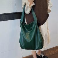 Bolso De Mano Grande Para Mujer Capacidad Grande Bolso Cruzado De Hombro Suelto Estilo Retro Casual Tote Bolsos De PU Con Lining De Poliéster - details 6