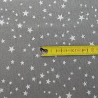 ROYAL Saco Nórdico Nido Gris Estrellas Cama 90 Con Cremallera y Fuelle Sin Relleno. Ideal para no destaparse al dormir, muy fácil de hacer la cama - details 2