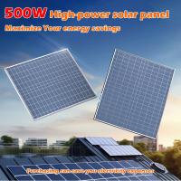 Kit De Batería De Carga Rápida 500W 12V Panel Solar Fotovoltaico Controlador De 500W 100A Para Camping RV Hogar Y Coche - details 0