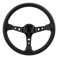Volante De Carreras Para Coches 14 Pulgadas PU Deportivo Universal Para Desviaciones Volante De Automóvil De Material PU - details 1