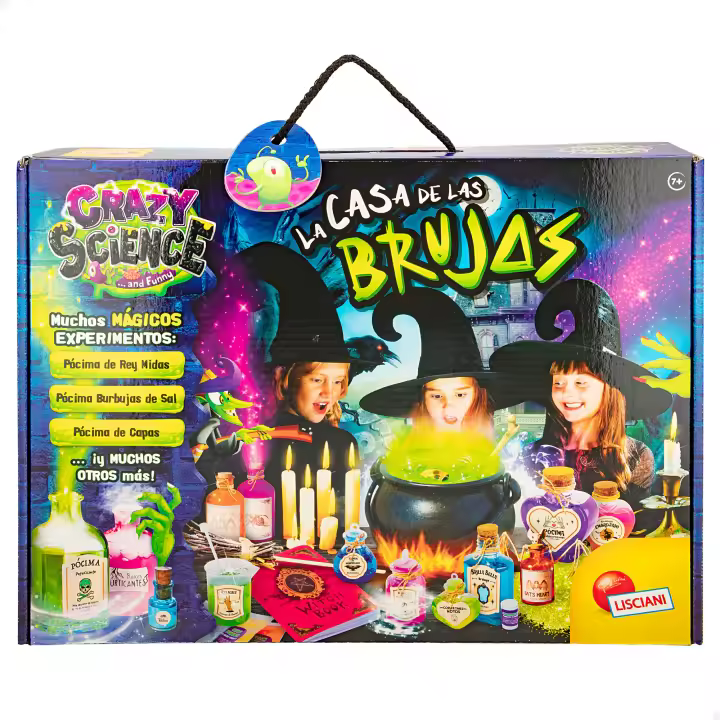 Juego científico Lisciani Crazy Science para hacer pociones mágicas con accesorios. Regalos y juguetes de ciencia infantiles +7 años - 1