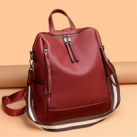 Mochila De Lujo Para Mujer Estilo Preppy Bolso De Hombro Suave Impermeable Bolsa Multifuncional Para Estudiantes Jóvenes - details 6