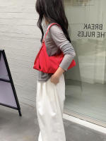 Nueva Bolsa De Hombro Para Mujer En Color Sólido Sencillo Con Cierre De Cremallera En Nylon Para Comunicación Armpit Bag - details 3