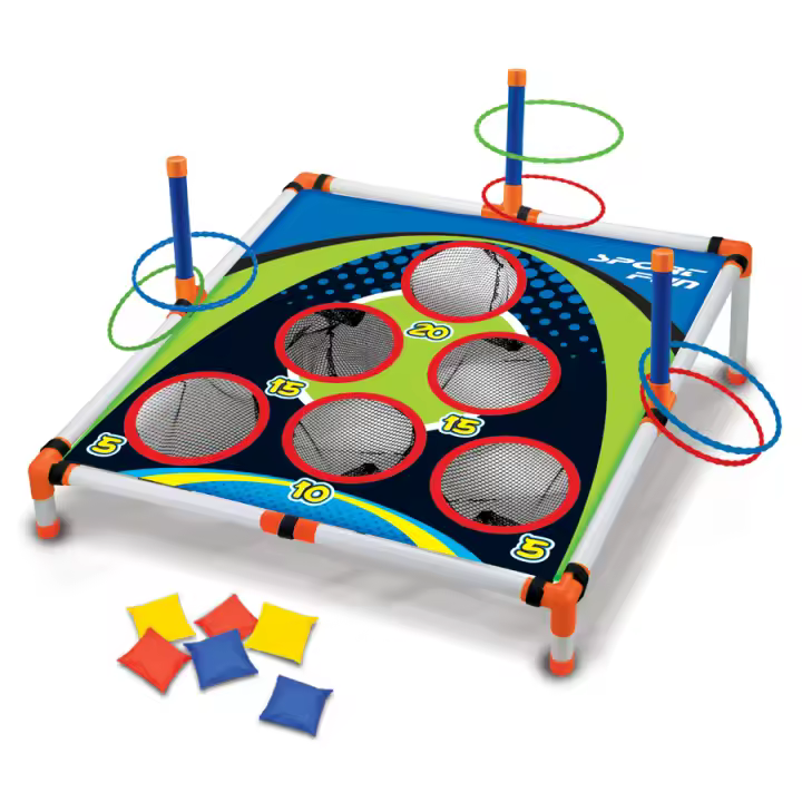 Juego De Toss Portátil Para Jardín Con Tablero Y Circonios De Fuerza Fácil De Montar Divertido Para Niños Y Adultos - 1