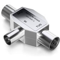 Banner - Divisor coaxial en T macho