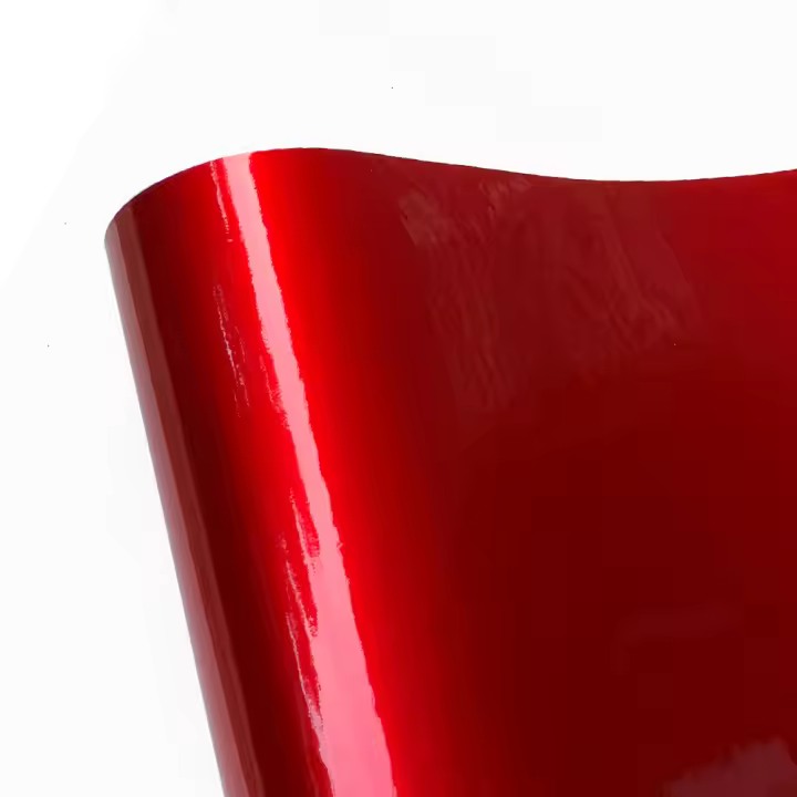 Pegatinas De Coche Brillantes Aurora Cambio De Color De Cuerpo Para Motocicleta Y Accesorios De Coche Vinilo Adhesivo Impermeable Rojo Aurora - 1