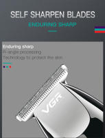 Cortador De Pelo VGR Para Hombres Trimmer Eléctrico Recargable Corte Preciso Mini Edger Cortador De Pelo Con Batería De Larga Duración Para Peluquero - details 3