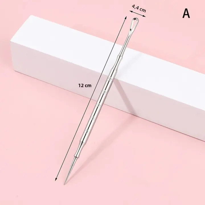 Herramienta De Eliminación De Acné Con Puntos Negros Y Quistes Herramienta De Extracción De Comedones Y Limpieza De Poros Con Agujas Para Limpiar La Cara - 1