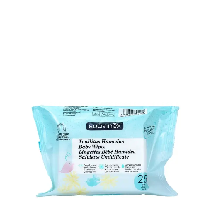 Suavinex toallitas humedas 25 unidades - 1