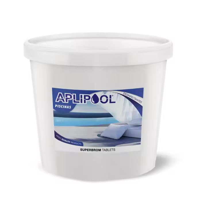 BROMO EN TABLETAS , BOTE DE 5 KG SUPERBROM TABLETAE DE 20grs - 1