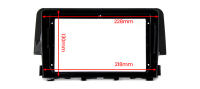 Marco De Pantalla Del Radio Para Coche Honda Civic 10 FC FK 2015-2021 Montaje De Panel De Estéreo Canbus Cable Trim Bezel - details 5