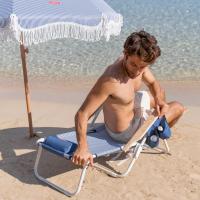 Flamingueo Silla Playa Almohada Ergonómica Confort Reclinable 5 Posiciones Bolsillo Insulado Frío Posavasos Doble Asas Mochila Fácil Transporte 59 x 62,5 x 81 cm - details 7