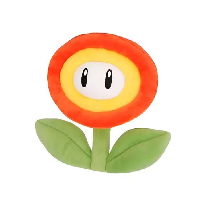 Peluche Sherwood Fire Flower - Colección Super Mario Bros - 1