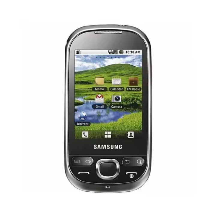 Samsung I5500 Galaxy Europa - Teléfono Económico - Pantalla Táctil QVGA - Cámara 2MP - Wi-Fi - Bluetooth 2.1 - GPS - Ranura Microsd - Widgets para Redes Sociales - Servicios Google - 1