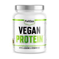 FULLGAS - VEGAN PROTEIN - 500g - Proteína Vegana con L-Leucina y Vitamina B12.  Proteína vegana con aislado de proteína de guisante (alta en lisina) y proteína de arroz (alta en metionina) como fuentes principales. - details 0