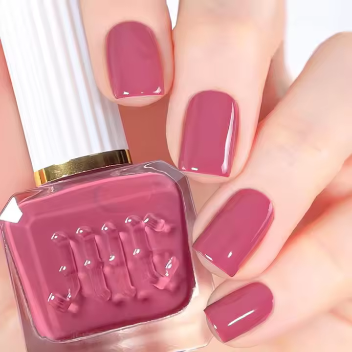 Esmalta de uñas Rosa-Esmalta de uñas Rosa pastel empolvado-Esmalta de uñas de seco rápido y largo duración - Fórmula a base de Agua y sin necesidad de horneado (Rosa) - 1