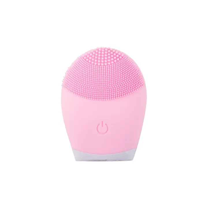 Cepillo De Limpieza Facial Eléctrico De Silicona With Vibración Sonic Herramienta De Limpieza Profunda Para Pelo - 1