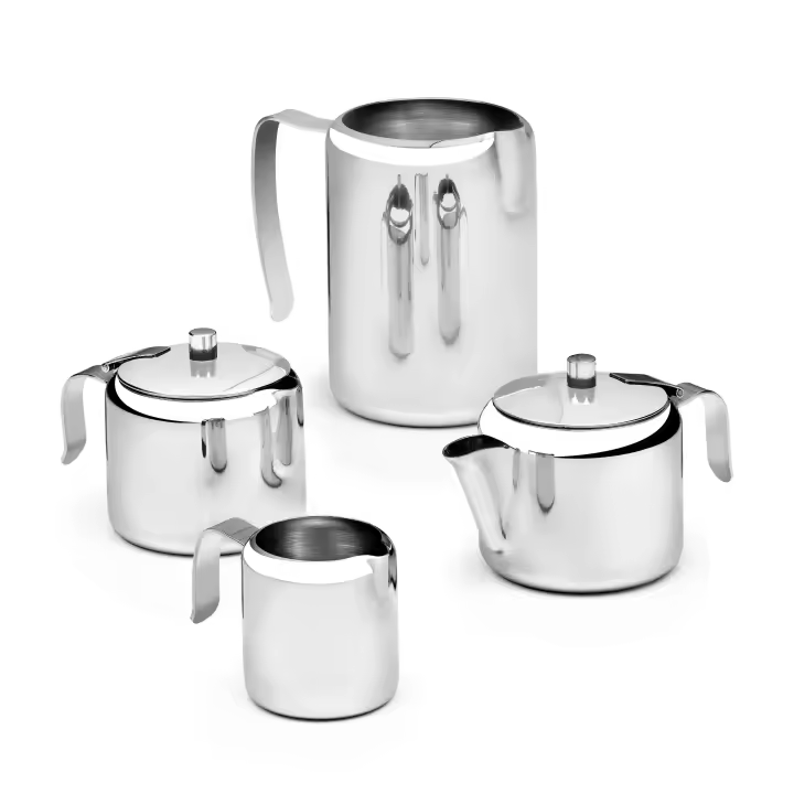 Bra - Jarra Latina, De 0.25 a 1.5 Litros, Ideal para Servir, Acero Inoxidable Pulido Brillante, Asa Ergonómica y Pico Vertedor - 1