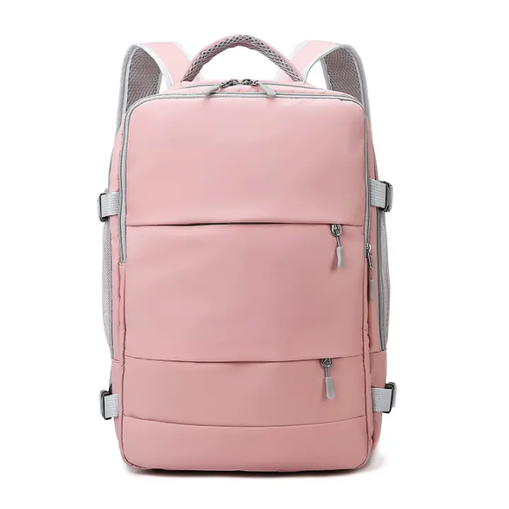 Mochila de viaje de gran capacidad para Mujer, Bolso de Día informal, impermeable, antirobus, Con Correa de equipamiento y Puerto de carga USB - 1