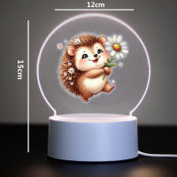Lámpara De Mesa LED Creativa Con Forma De Animal Luz Nocturna De Acrílico Para Decoración De Habitaciones Regalo Para Hogar - details 4