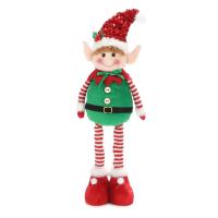 2pcs Muñecos De Enano Navideños Telescopio Para Colgar En La Puerta Decoraciones De Elfos Para Niños Regalos De Navidad - details 8