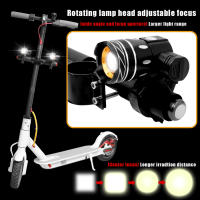 Farol LED Para Xiaomi M365 / pro Scooter Eléctrico Recargable USB Con Batería De 1200mAh Luz Frontal XM-L T6 150LM Zoomable - details 1