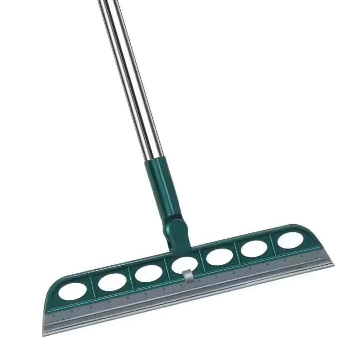 Cepillo Mágico Para Limpieza Del Piso Con Escobilla De Silicona Y Cepillo De Mopa Herramientas De Limpieza Doméstica Para Pelos De Animales Y Polvo - 1