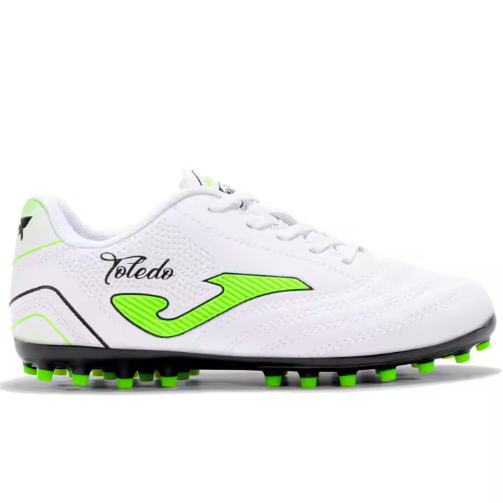 JOMA TOLEDO JR 2502 BLANCO ARTIFICIAL GRASS ZAPATILLAS FUTBOL NIÑO TOJS2502AG - 1