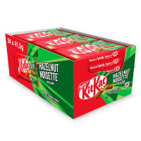 Kitkat Nestlé Kit Kat Avellana - 24 Paquetes de 41,5 Gr - Barritas de Galleta Separables con Chocolate sabor avellana - details 0