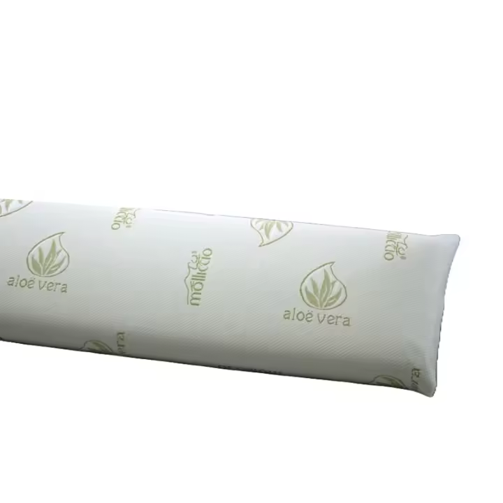 Almohada Viscoelástica 100% viscoelastico MOLLICCIO con Funda de Aloe Vera - 70 cm - Antiácaros y Antibacterias - GADETEX - 1