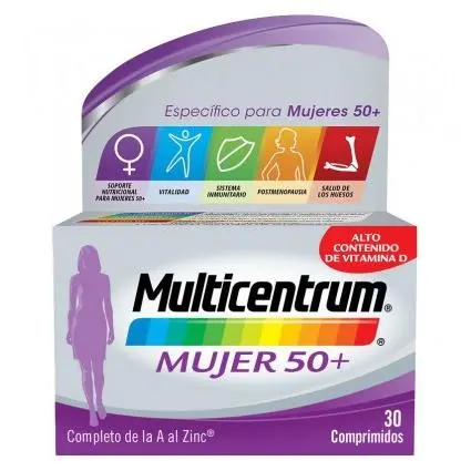 Multicentrum Mujer 50+ 30 Comprimidos Multicentrum - 1