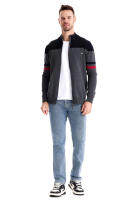 Otoño e Invierno nuevo cárdigan de punto de tamaño europeo suéter de hombre suéter con cremallera moda tendencia ropa de hombre - details 1