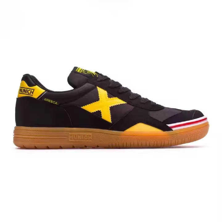 MUNICH G3 KID INDOOR NEGRO/AMARILLO 335 - 1