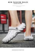 Sandalias De Verano Para Hombre Clogs Cómodas Para El Hogar Y Jardín Antideslizantes Suave Bajo La Plantilla Tamaño Grande 46 47 - details 30