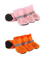 4pc Zapatos Para Perros No Slip Transpirables Y Resistentes Al Desgaste Adecuados Para Pequeños Y Medianos Animales De Compañía Protección Del Pies Para Perros Y Gatos - details 9