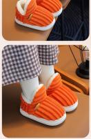 Zapatillas De Algodón Para Niños Zapatos De Bebé Grueso Y Cálidos Para El Invierno En Casa Anti-derrapantes Unisex - details 13