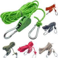 2/4/6pcs Cuerda Reflectante Para Acampar Amarrar Tenda Fijador Rápido Hebilla Pulley Tensionador Gancho Para Exterior - details 2