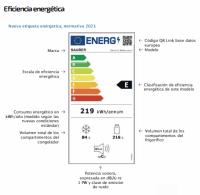 Frigorifico combi SAUBER SERIE 5-RETRO AZUL e alto 192 cm ancho 60 cm azul - details 4