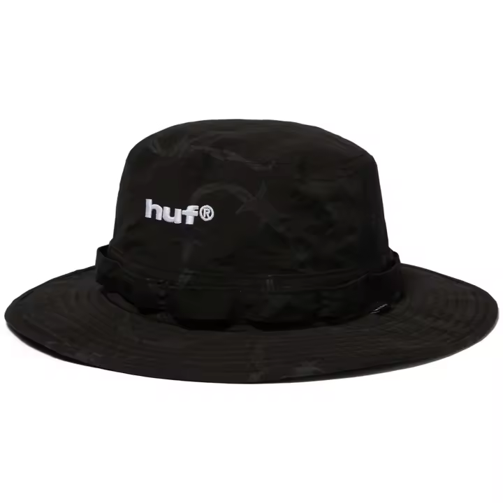 Gorro Bucket Huf  para unisex en color negro - 1
