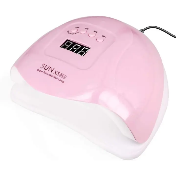 Lámpara UV para uñas de gel, máquina de manicura de 120 W, lámpara LED UV para esmalte de gel, 4 temporizadores, accesorios profesionales para manicura, Curado de uñas de gel para pies. - 1