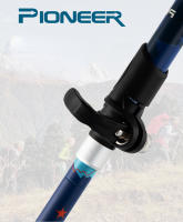 Bastón De Camuflaje Antigolpes Para Senderismo Y Escalada Plegable De Aluminio Con Punta De Acero Carbono Mango T-Handle Para Actividades Al Aire Libre Y Montañismo - details 9