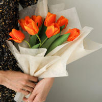 40Pcs Papel De Embalaje Para Flores De Algodón Decoración De Regalos Para Bodas Cumpleaños Fiesta De San Valentín Regalo De Aniversario Papel De Embalaje De Hojas De Flores - details 1