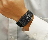 Reloj De Hombre Moda Nueva WWOOR Lujo Cuadrado Azul Reloj De Pulsera Resistente Al Agua Acero Inoxidable Cuarzo Romano Resistente Al Choque - details 17