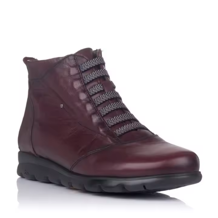 Botines planos FLUCHOS F0356 Mujer Burdeos - 1